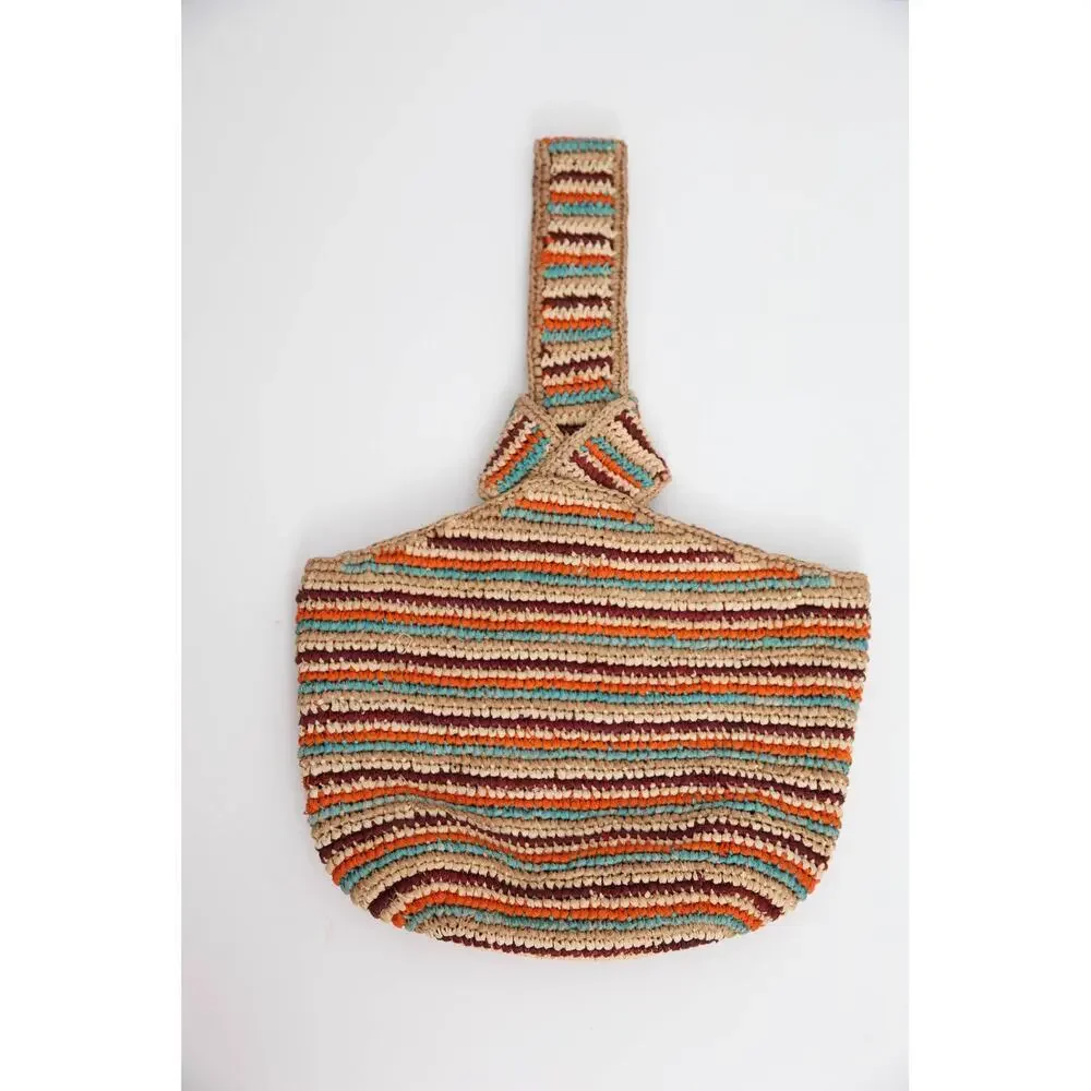 Soleil Soleil Raffia Knot Bag